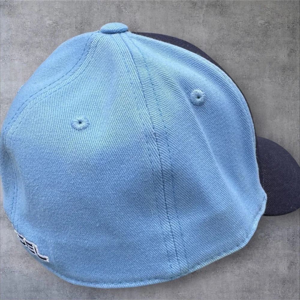 The Citadel Bulldogs Top of the World Hat Mascot Navy / Light Blue FlexFit Retro